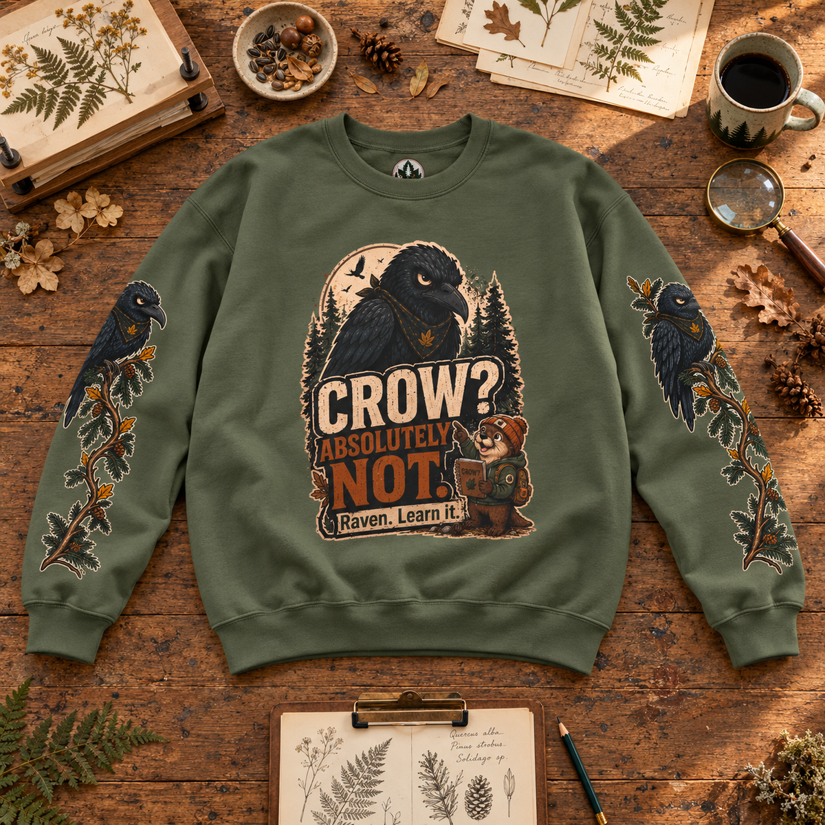 Crow? Absolutely Not Version 1 Sweatshirt