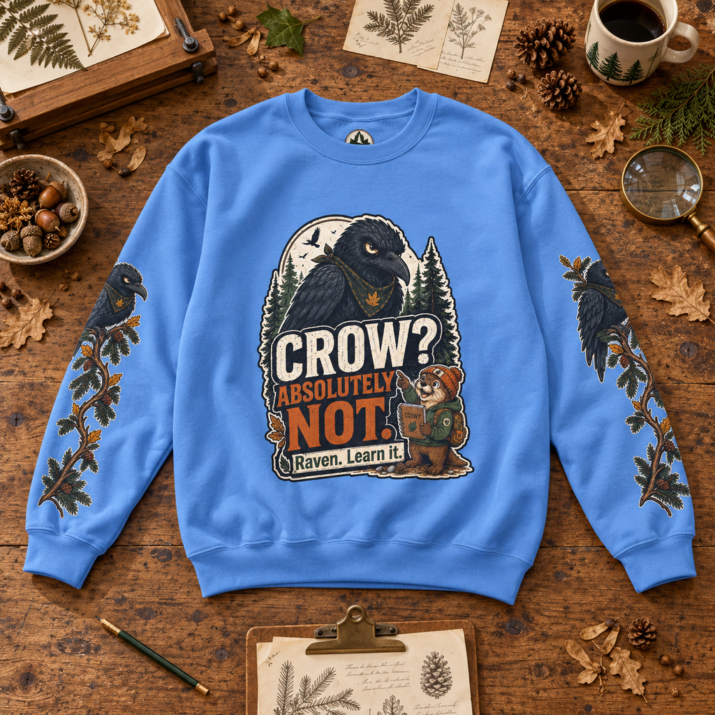 Crow? Absolutely Not Version 1 Sweatshirt
