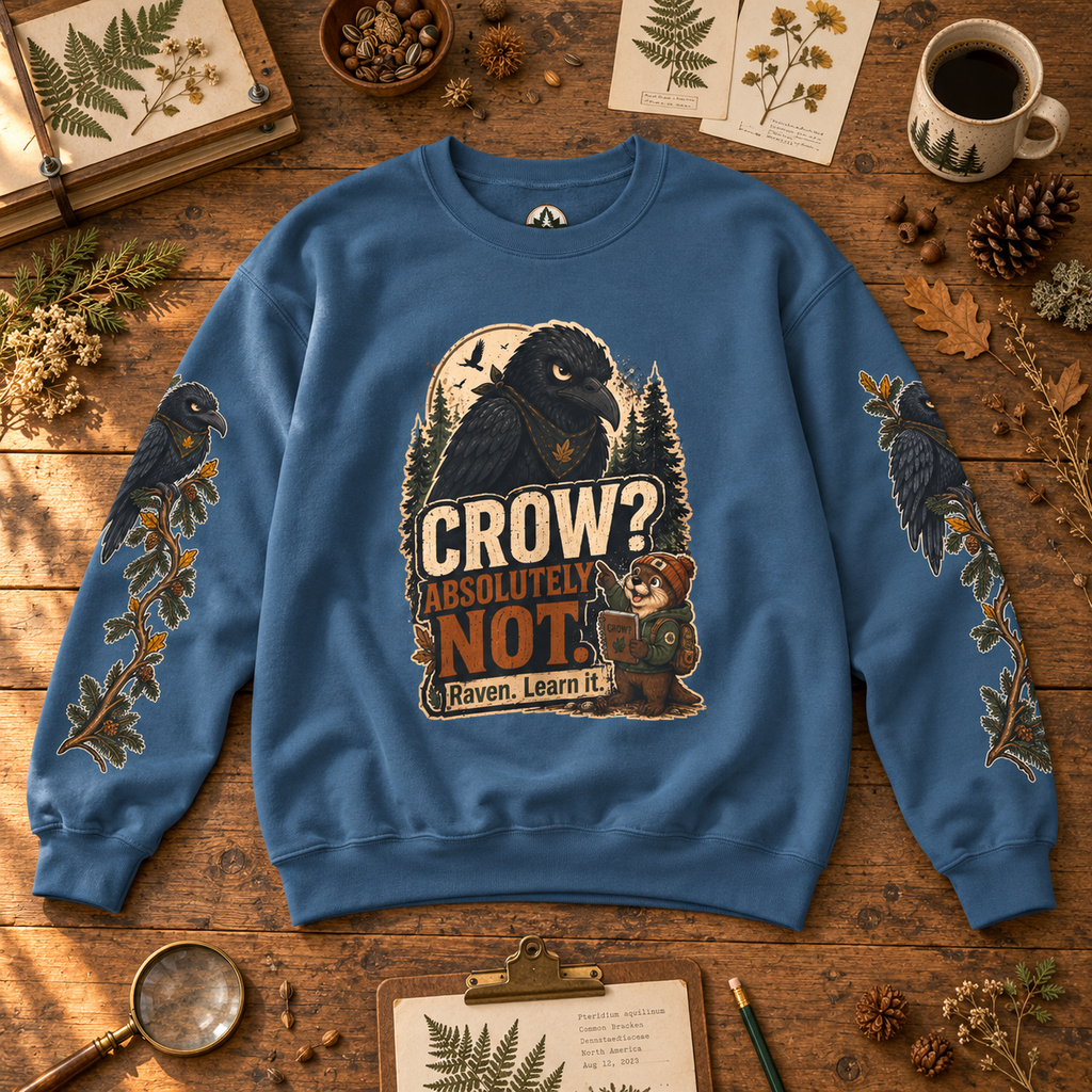 Crow? Absolutely Not Version 1 Sweatshirt