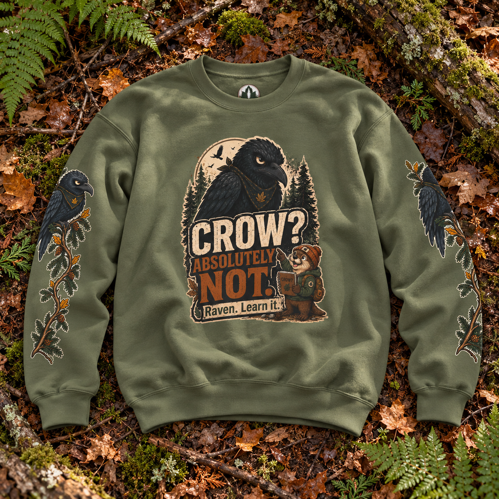 Crow? Absolutely Not Version 1 Sweatshirt