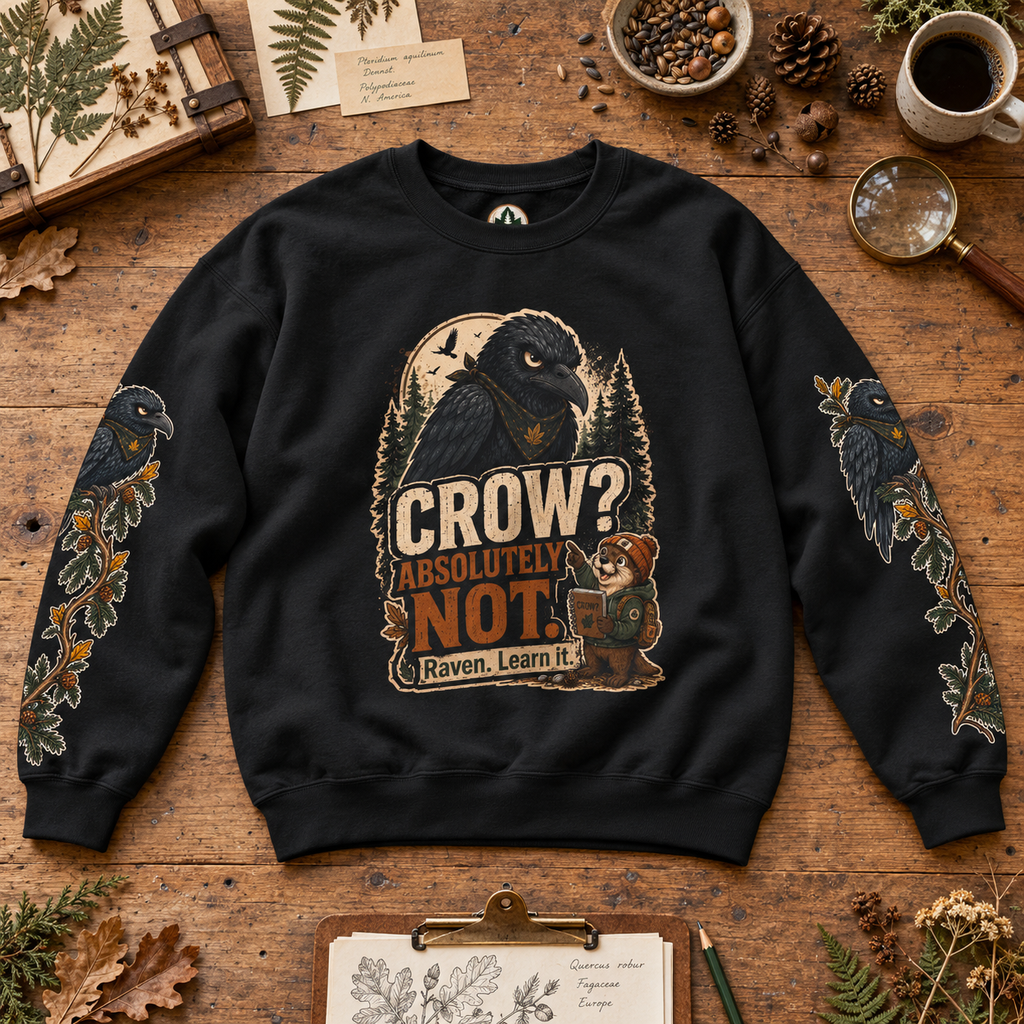 Crow? Absolutely Not Version 1 Sweatshirt
