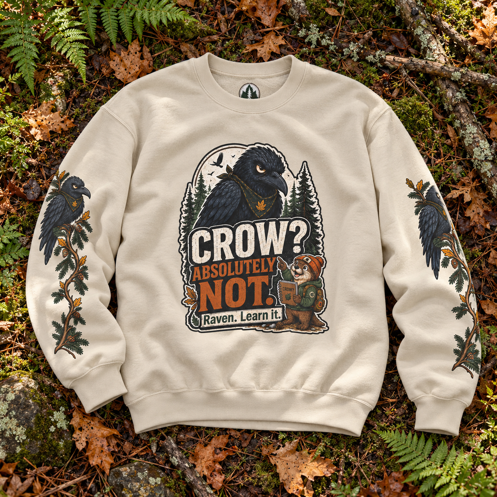 Crow? Absolutely Not Version 1 Sweatshirt