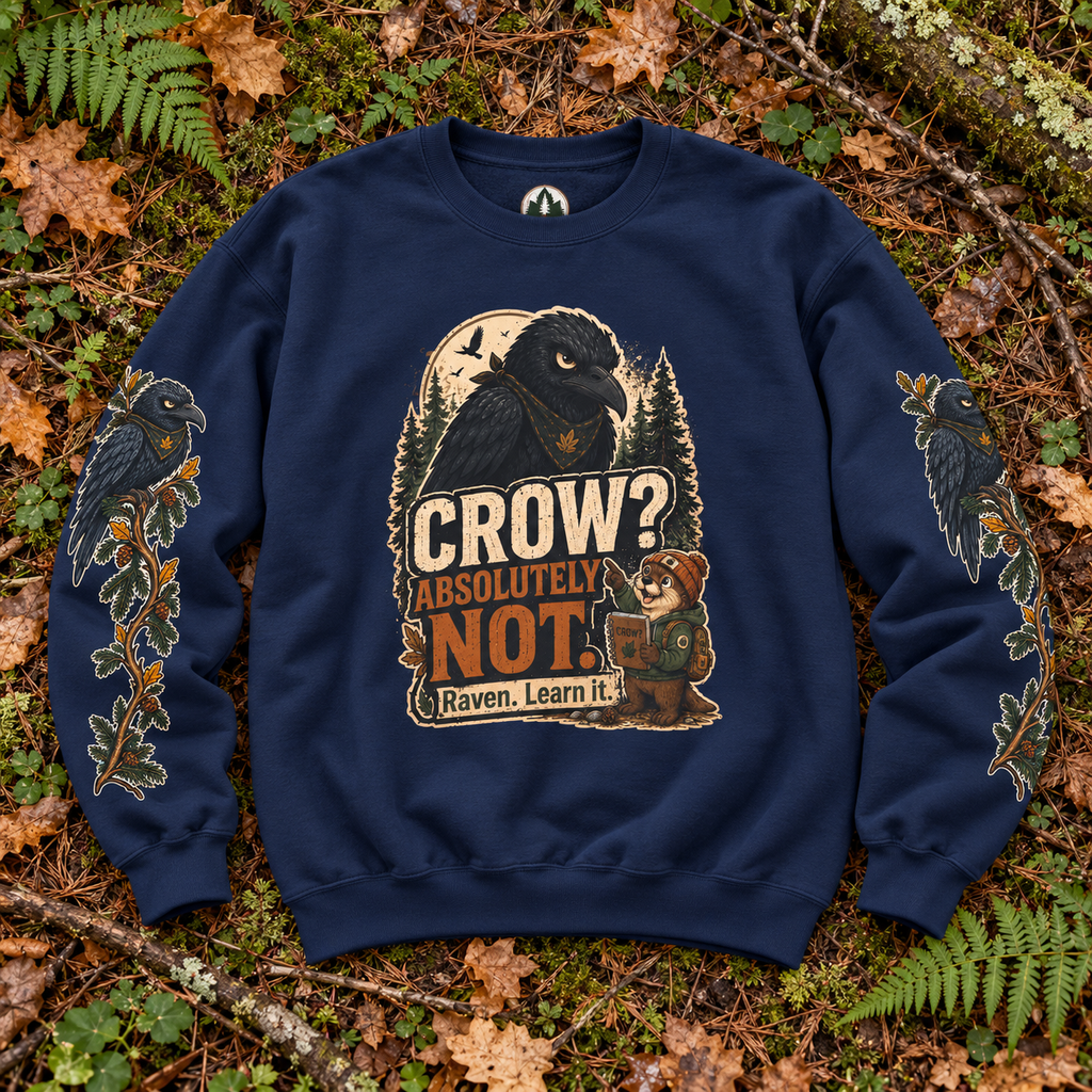 Crow? Absolutely Not Version 1 Sweatshirt