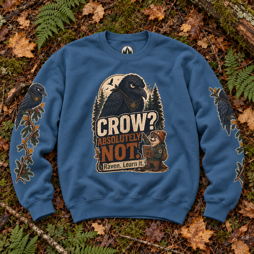 Crow? Absolutely Not Version 1 Sweatshirt
