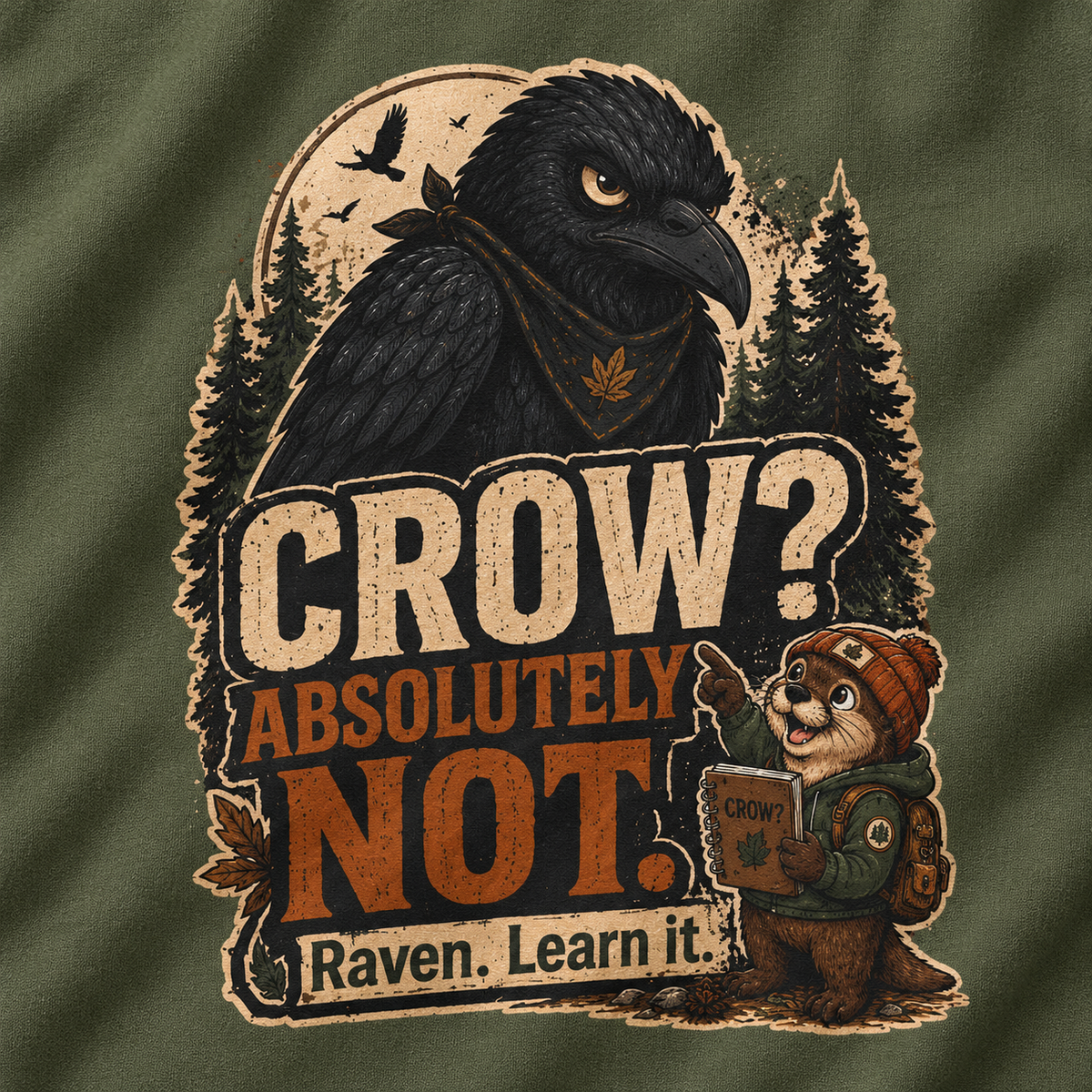 Crow? Absolutely Not Version 1 Sweatshirt