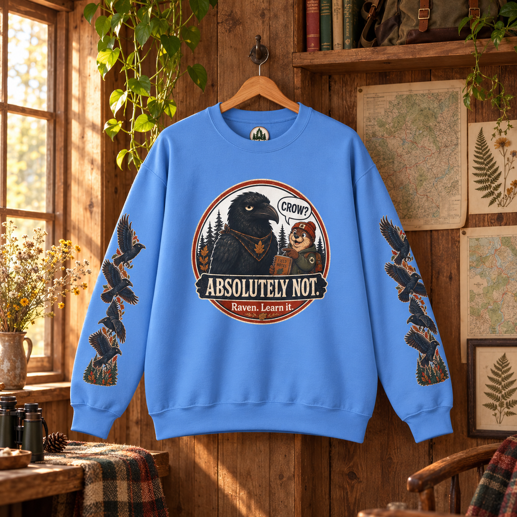 Crow? Absolutely Not Version 2 Sweatshirt
