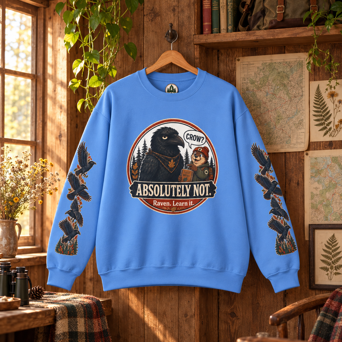 Crow? Absolutely Not Version 2 Sweatshirt