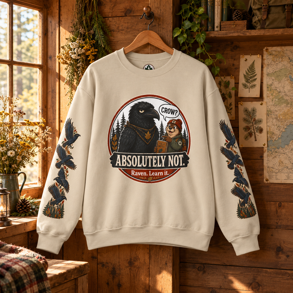 Crow? Absolutely Not Version 2 Sweatshirt