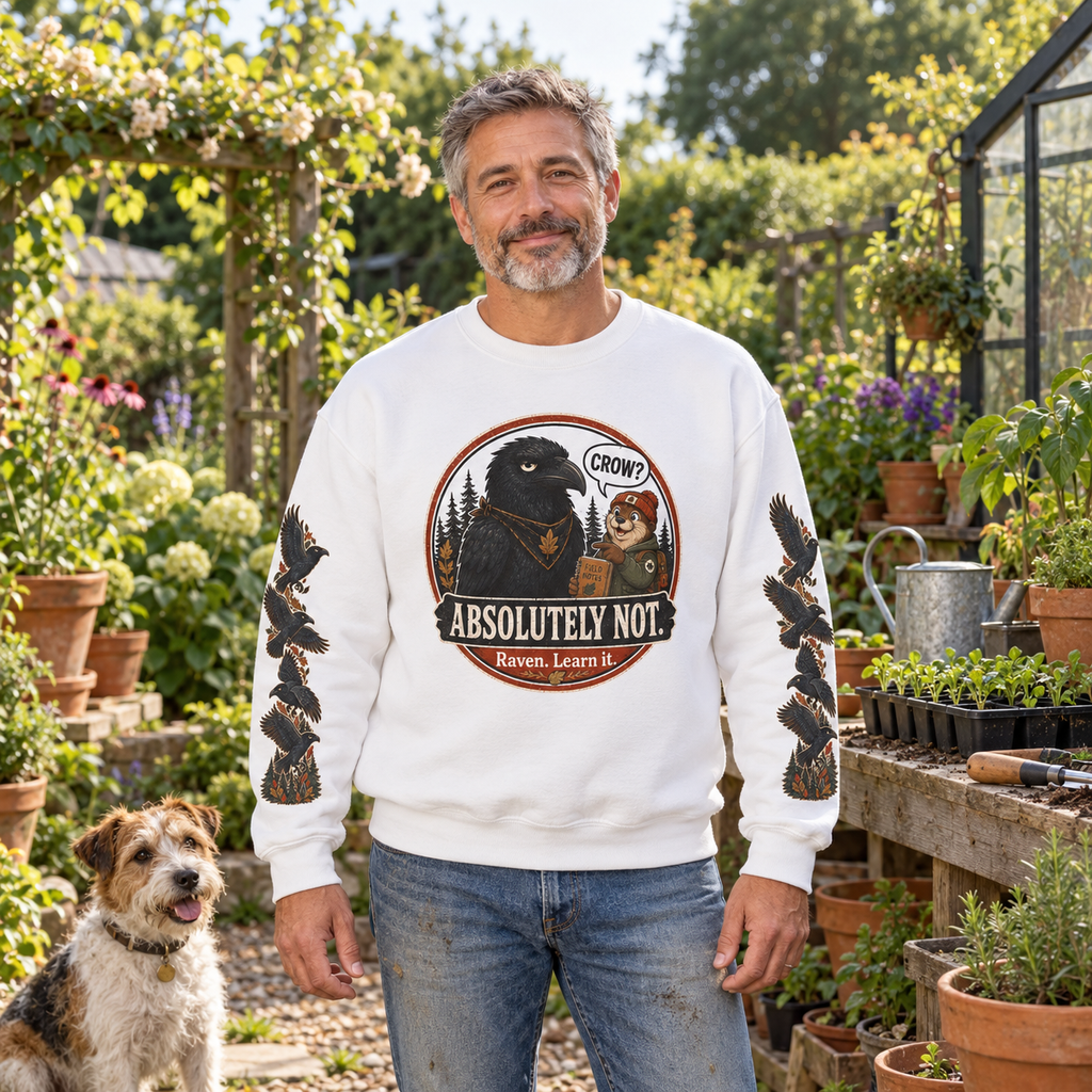 Crow? Absolutely Not Version 2 Sweatshirt