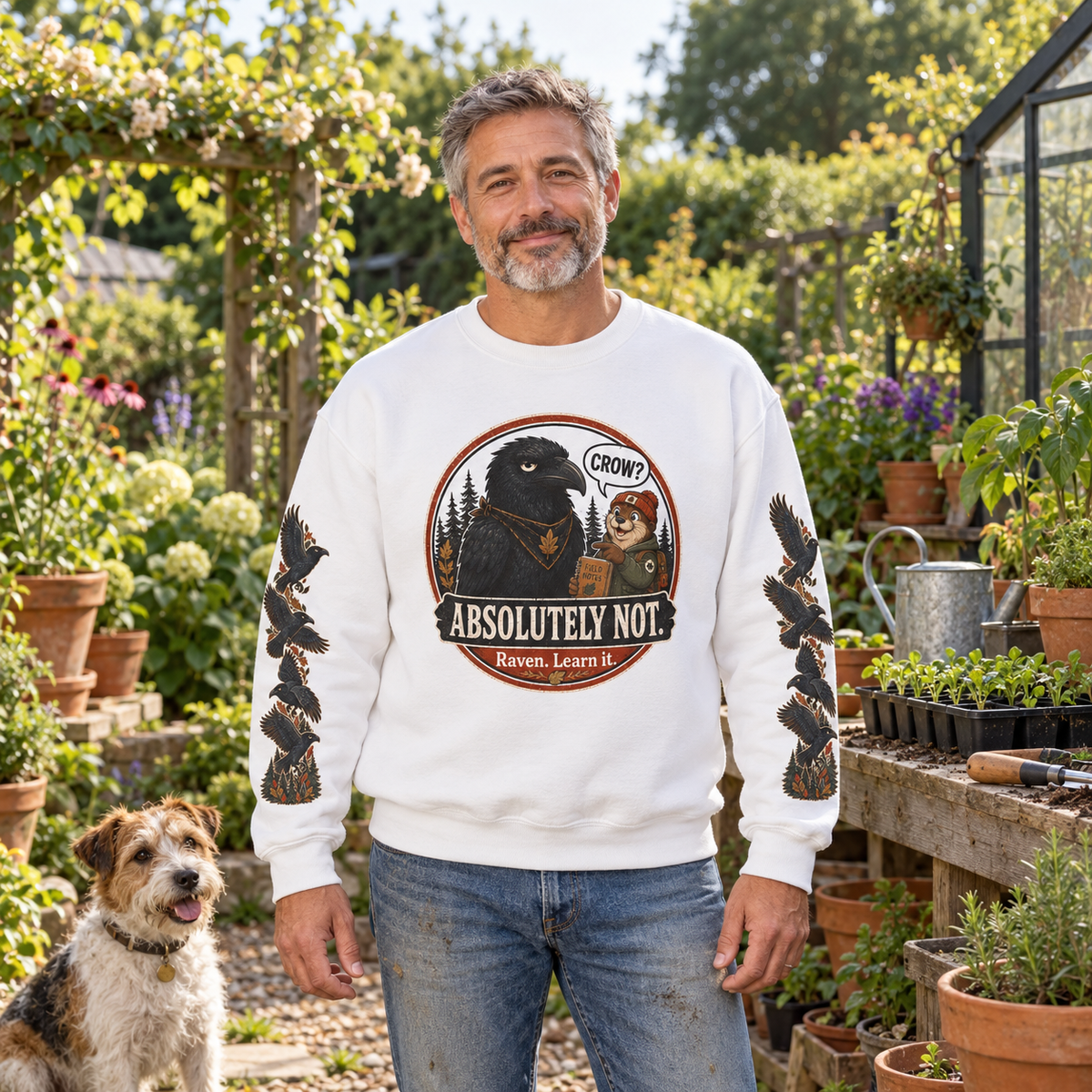 Crow? Absolutely Not Version 2 Sweatshirt