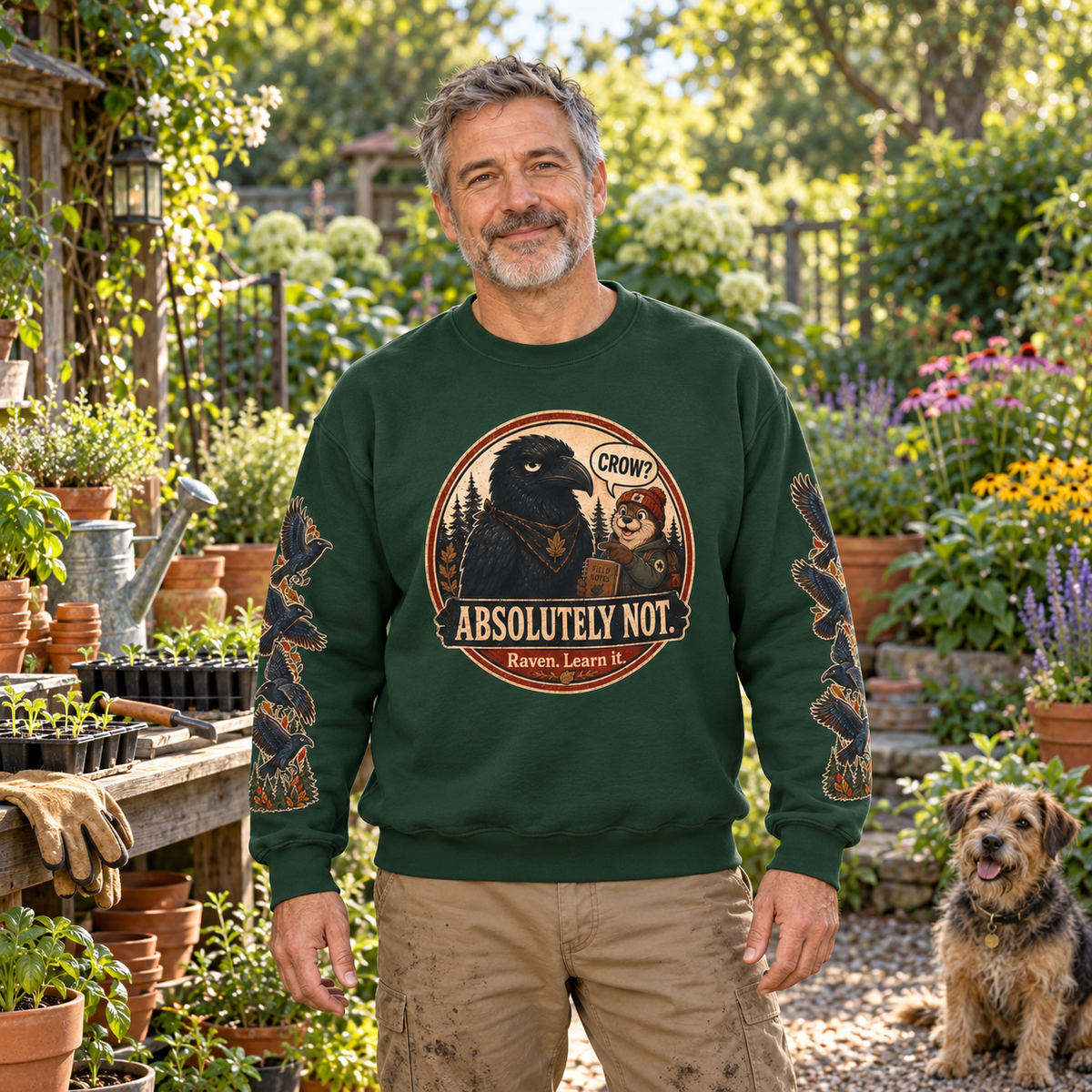 Crow? Absolutely Not Version 2 Sweatshirt