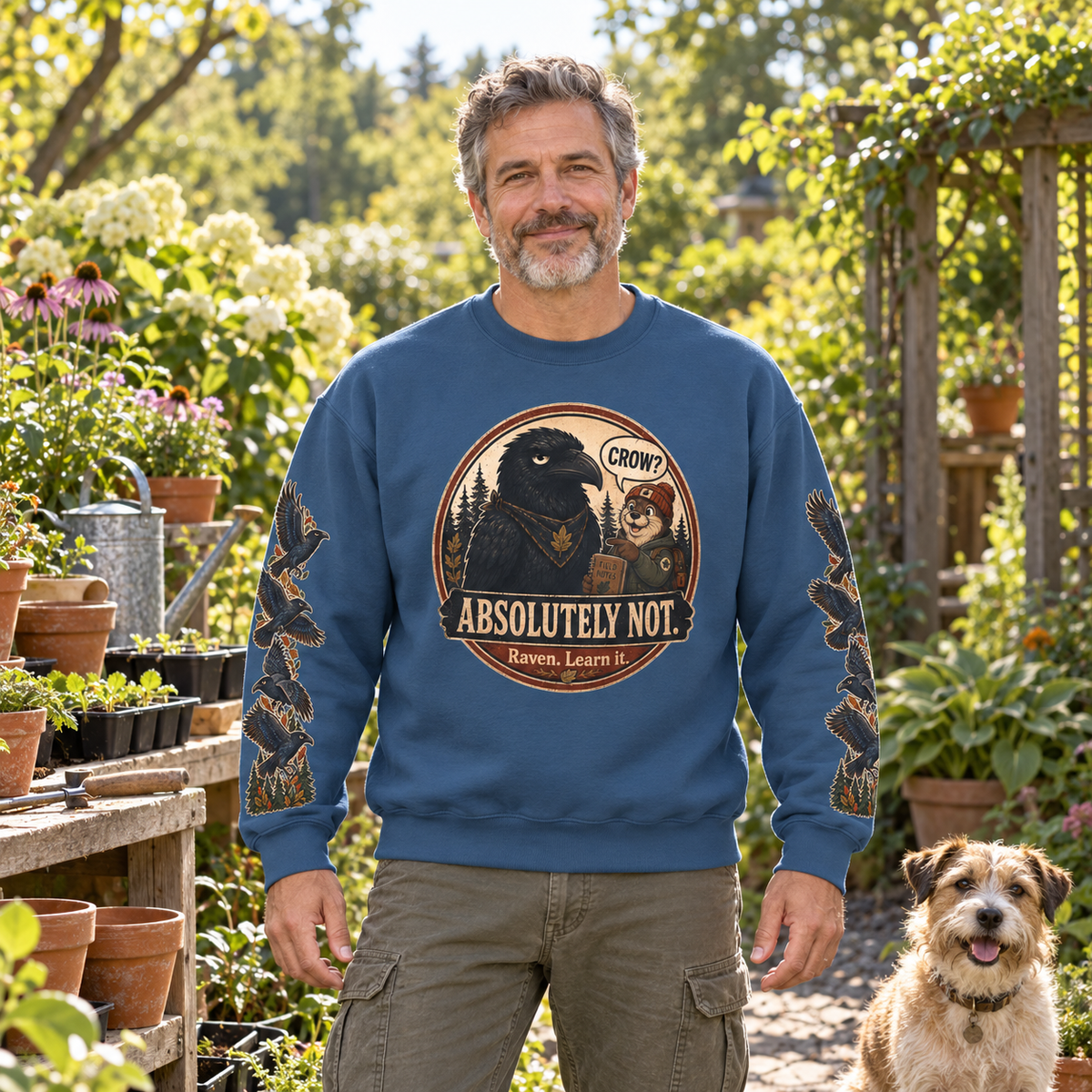 Crow? Absolutely Not Version 2 Sweatshirt