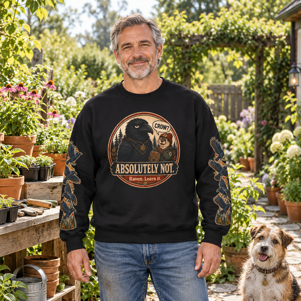 Crow? Absolutely Not Version 2 Sweatshirt