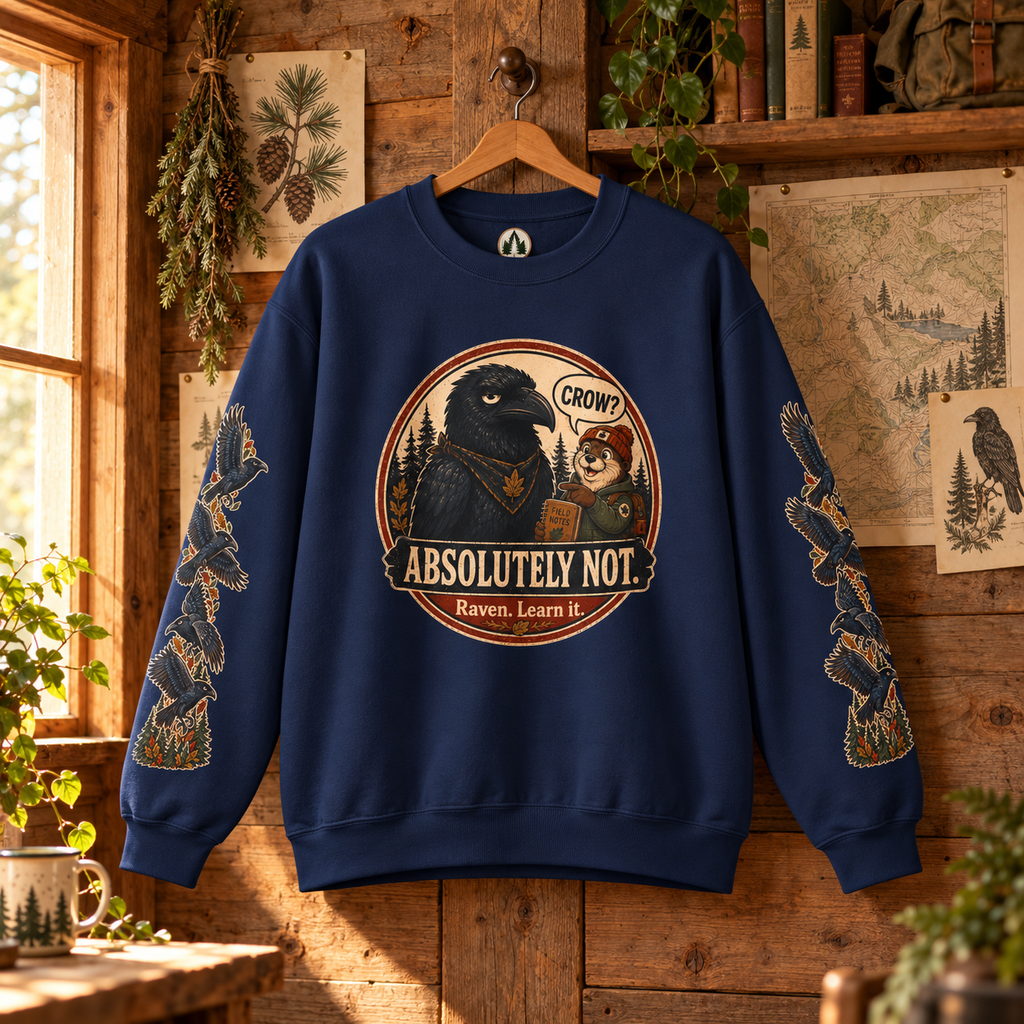 Crow? Absolutely Not Version 2 Sweatshirt