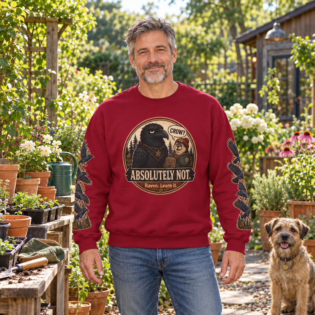 Crow? Absolutely Not Version 2 Sweatshirt