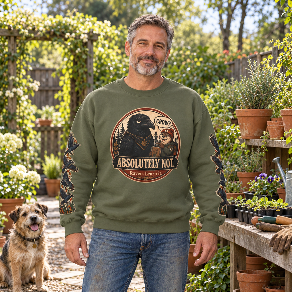 Crow? Absolutely Not Version 2 Sweatshirt