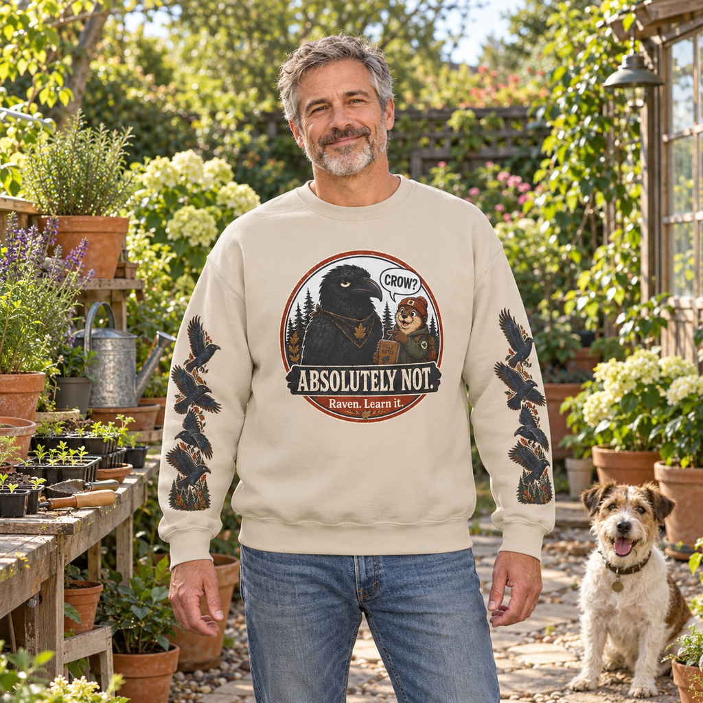Crow? Absolutely Not Version 2 Sweatshirt