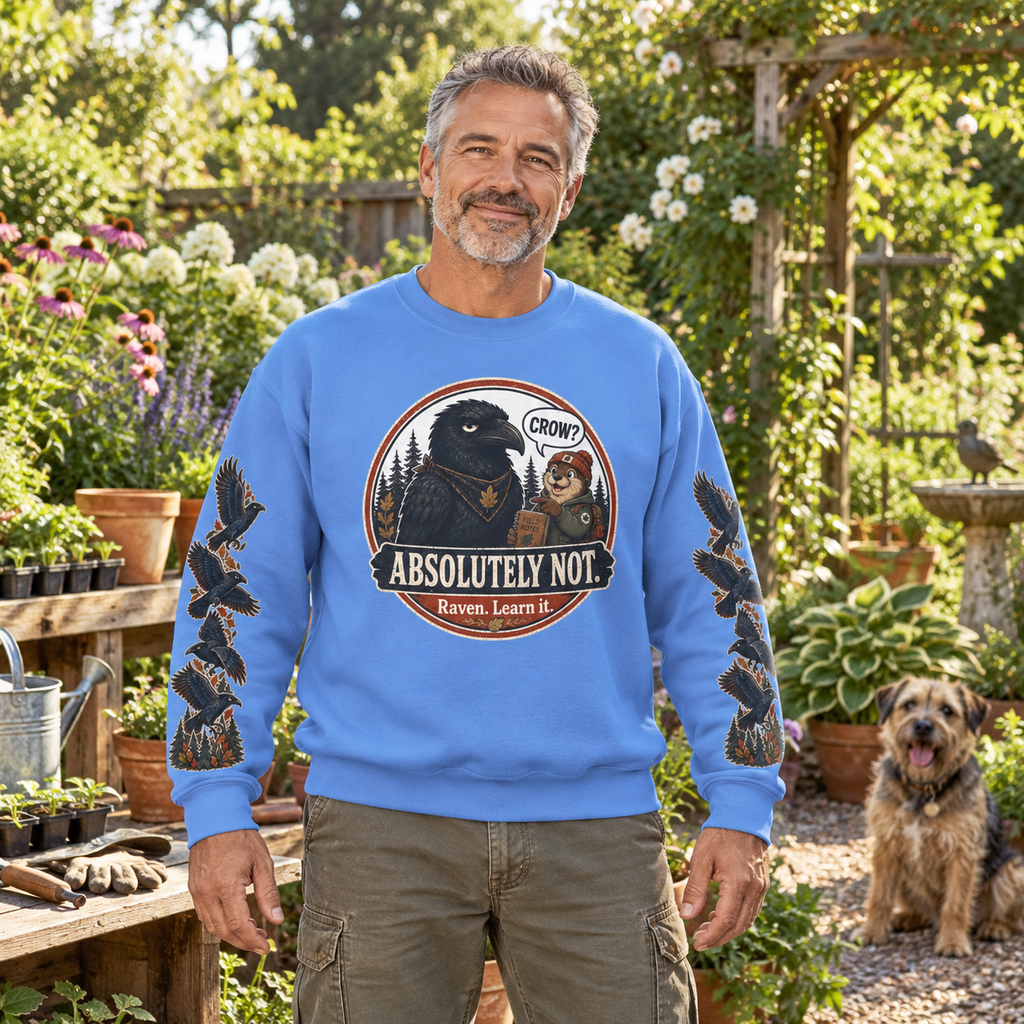 Crow? Absolutely Not Version 2 Sweatshirt