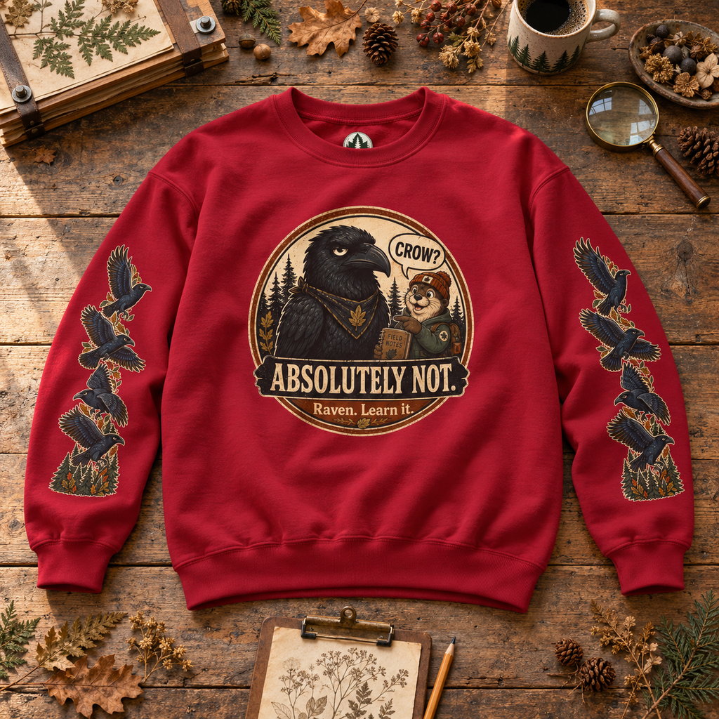 Crow? Absolutely Not Version 2 Sweatshirt