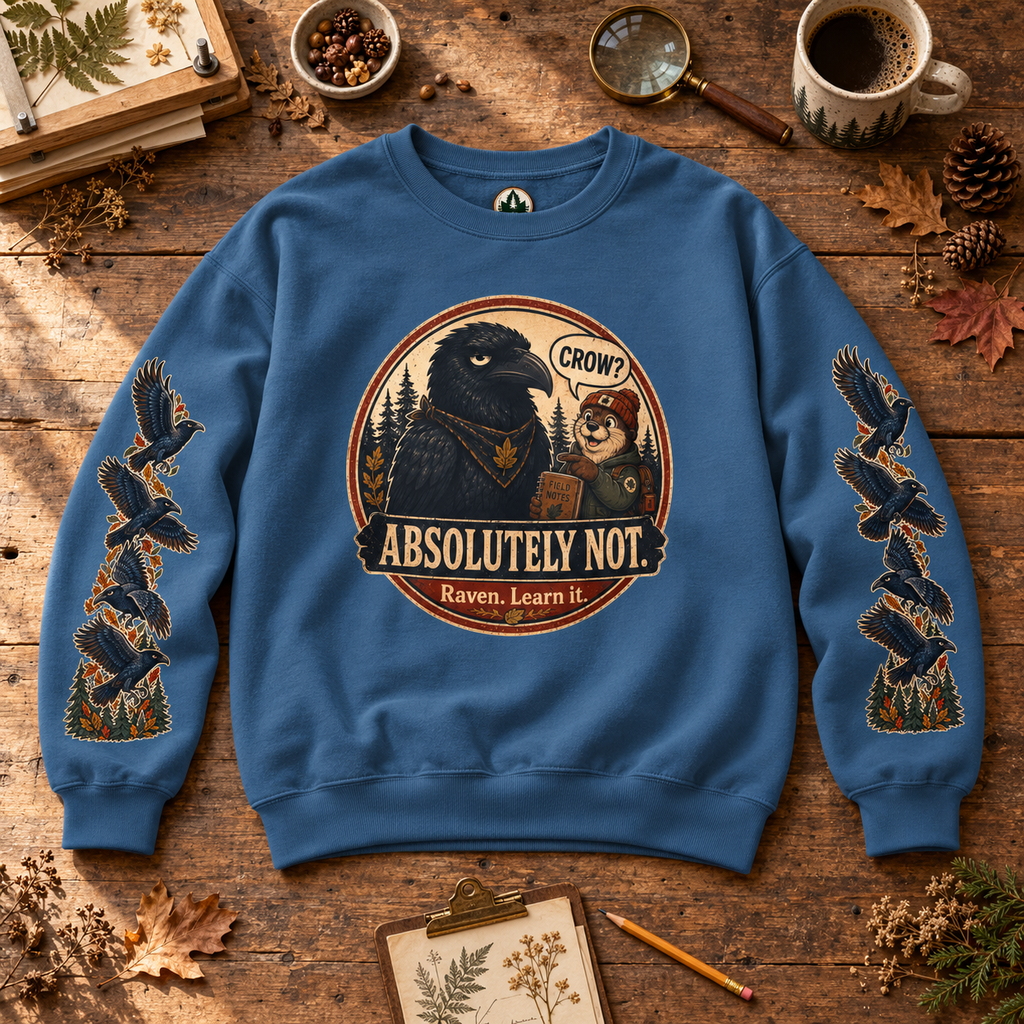 Crow? Absolutely Not Version 2 Sweatshirt
