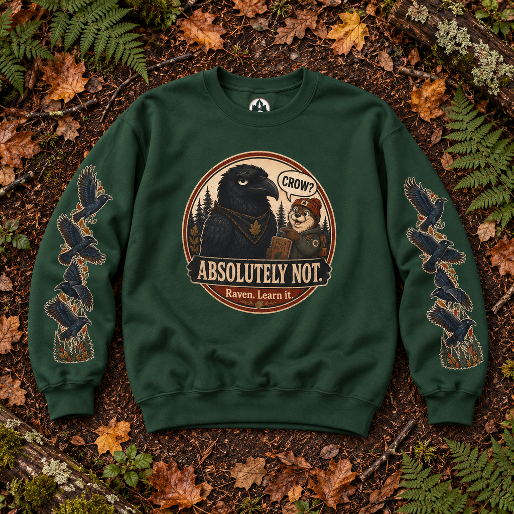 Crow? Absolutely Not Version 2 Sweatshirt
