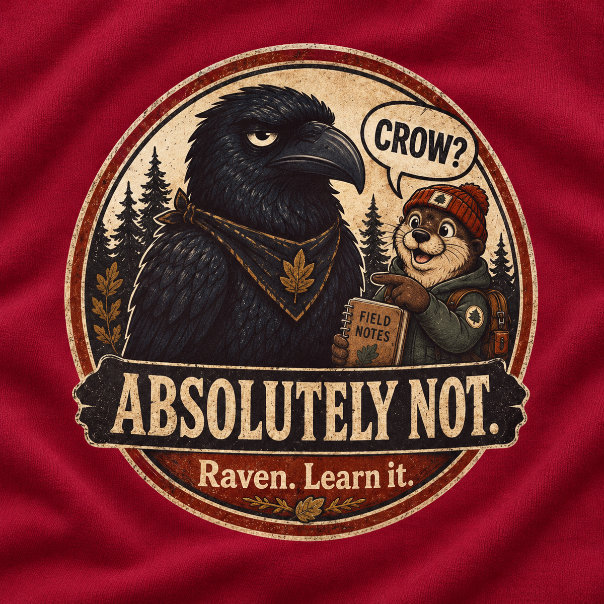 Crow? Absolutely Not Version 2 Sweatshirt