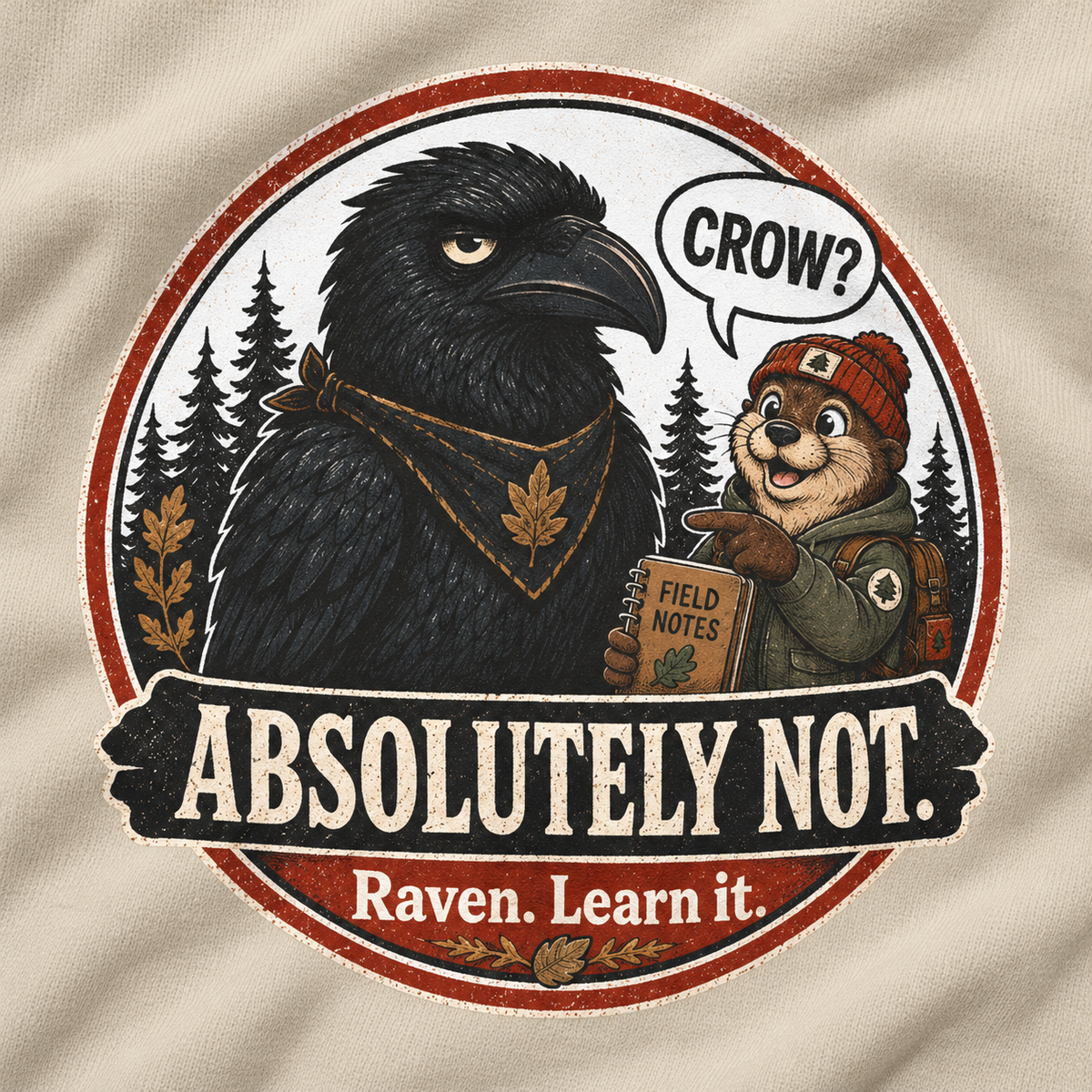 Crow? Absolutely Not Version 2 Sweatshirt