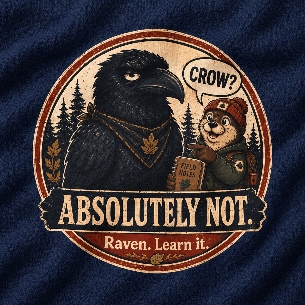 Crow? Absolutely Not Version 2 Sweatshirt