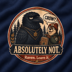 Crow? Absolutely Not Version 2 Sweatshirt