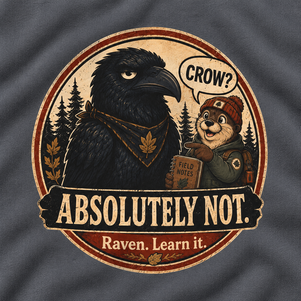 Crow? Absolutely Not Version 2 Sweatshirt