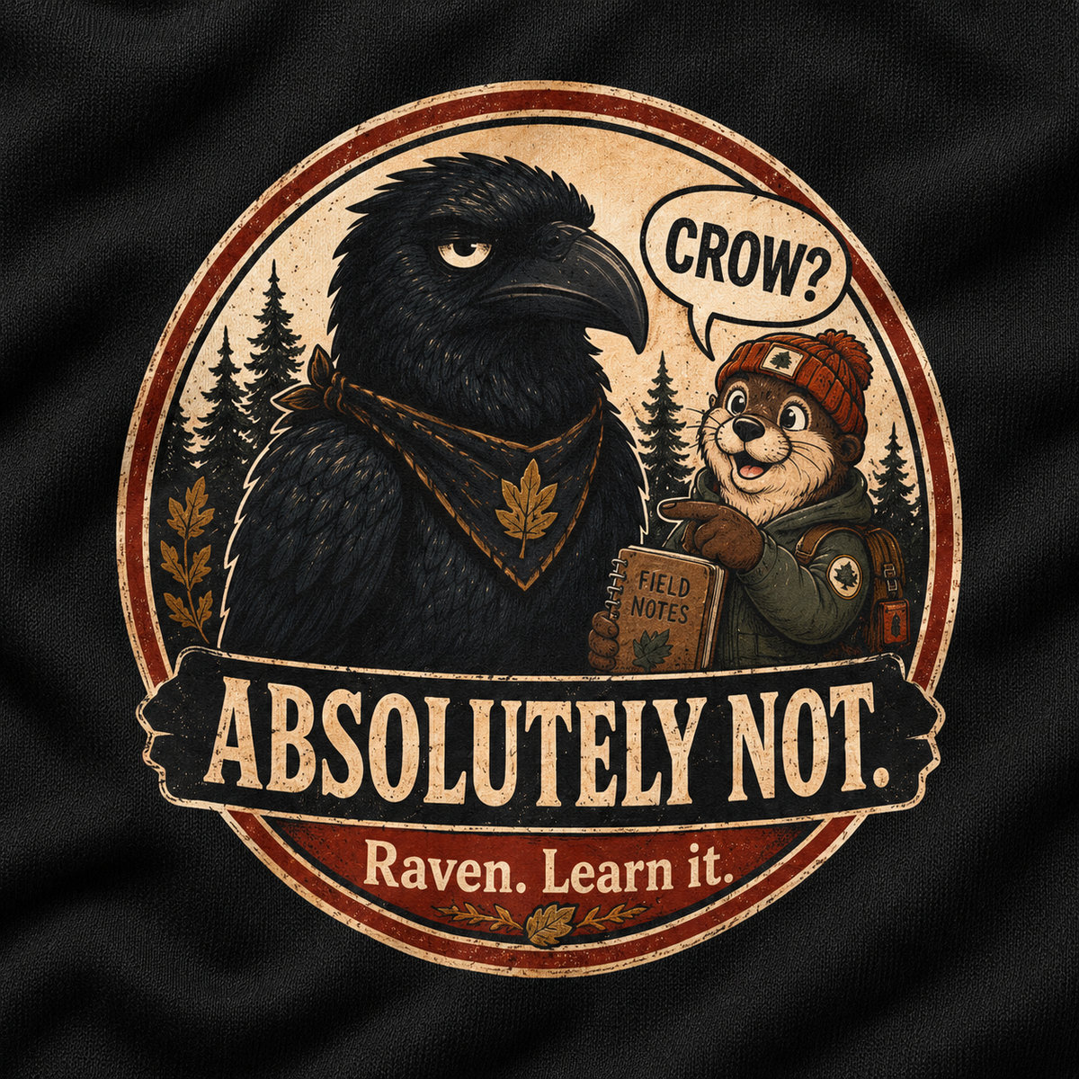 Crow? Absolutely Not Version 2 Sweatshirt