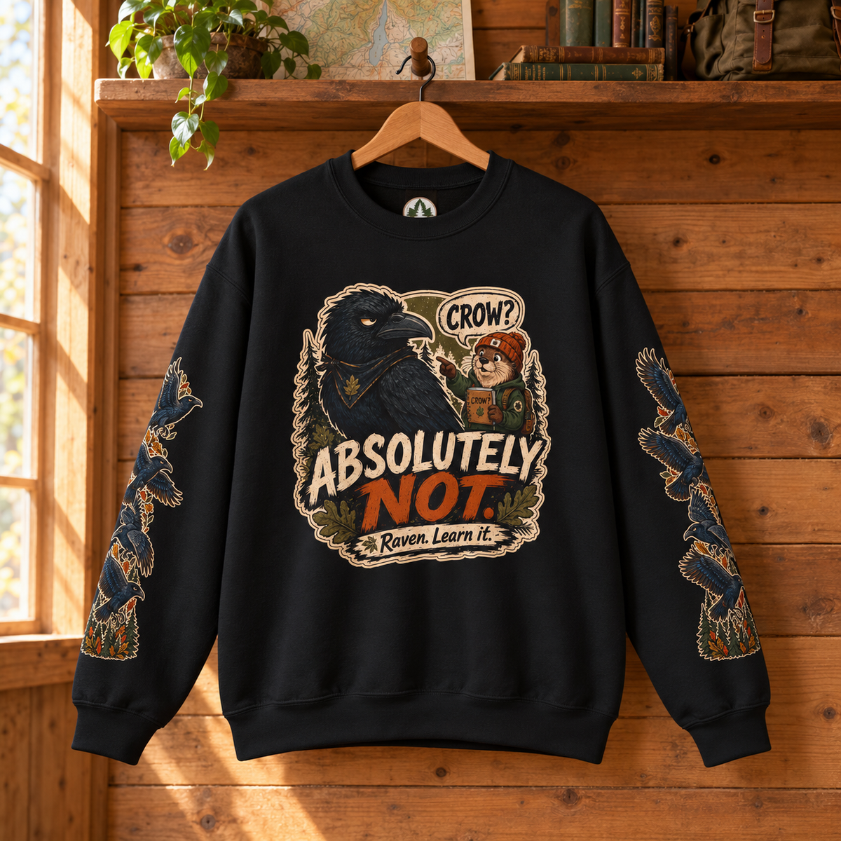 Crow? Absolutely Not Version 3 Sweatshirt