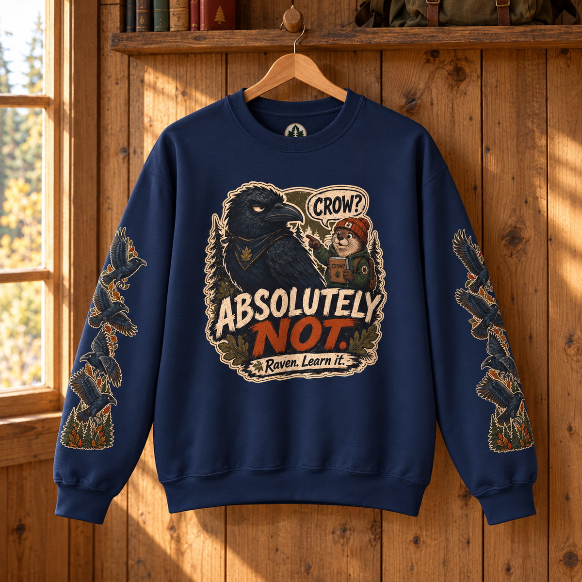 Crow? Absolutely Not Version 3 Sweatshirt