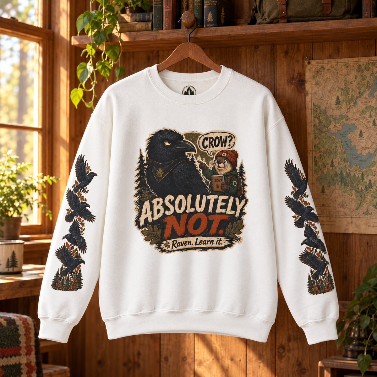 Crow? Absolutely Not Version 3 Sweatshirt