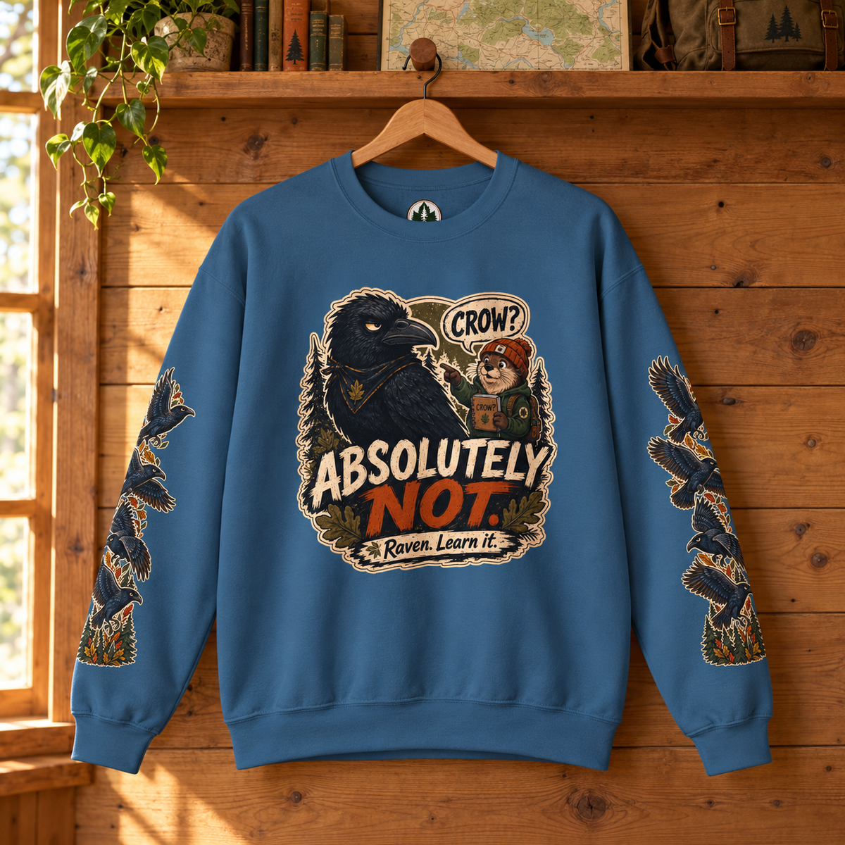Crow? Absolutely Not Version 3 Sweatshirt