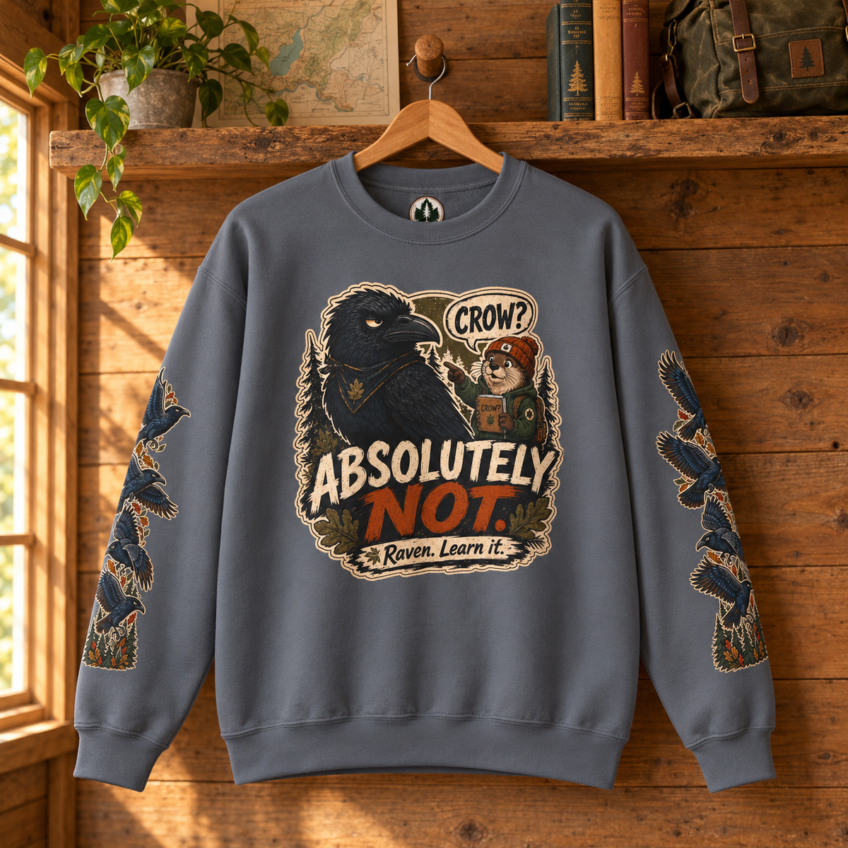 Crow? Absolutely Not Version 3 Sweatshirt