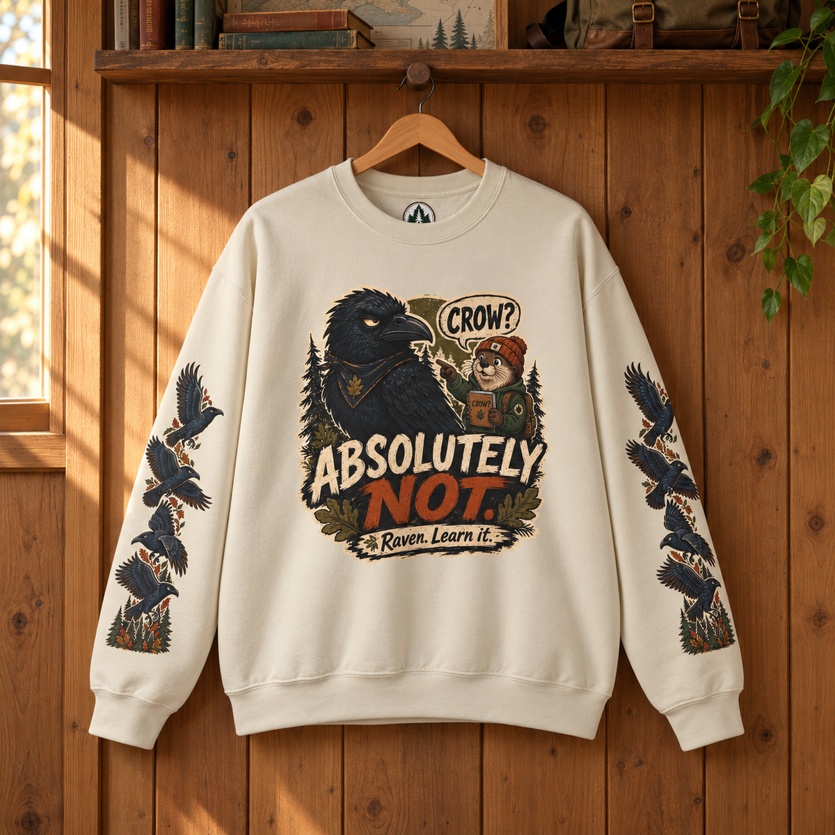 Crow? Absolutely Not Version 3 Sweatshirt