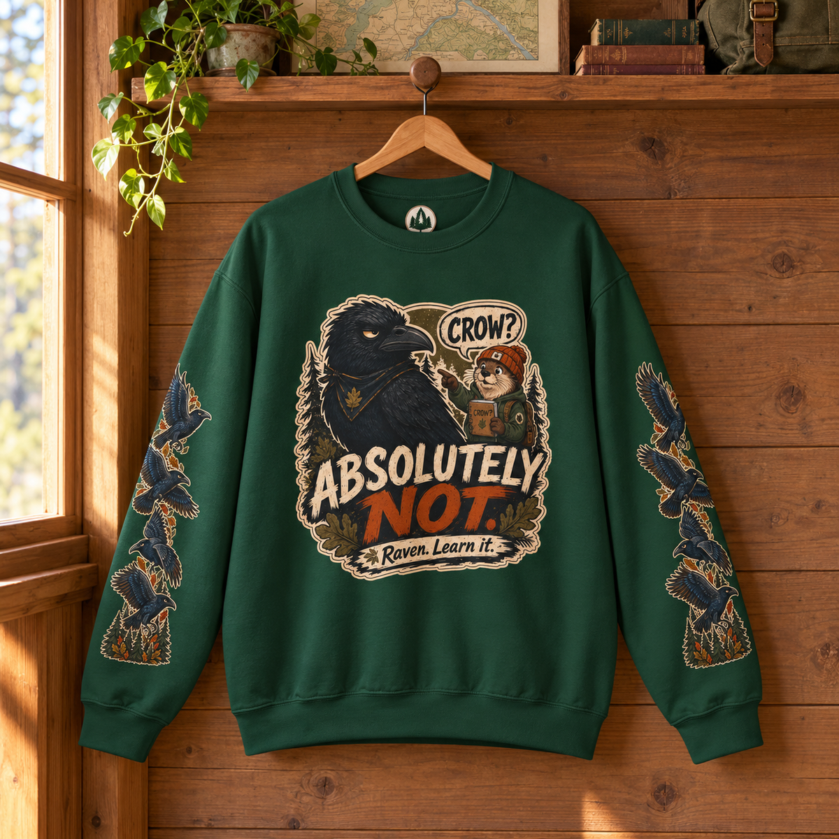 Crow? Absolutely Not Version 3 Sweatshirt