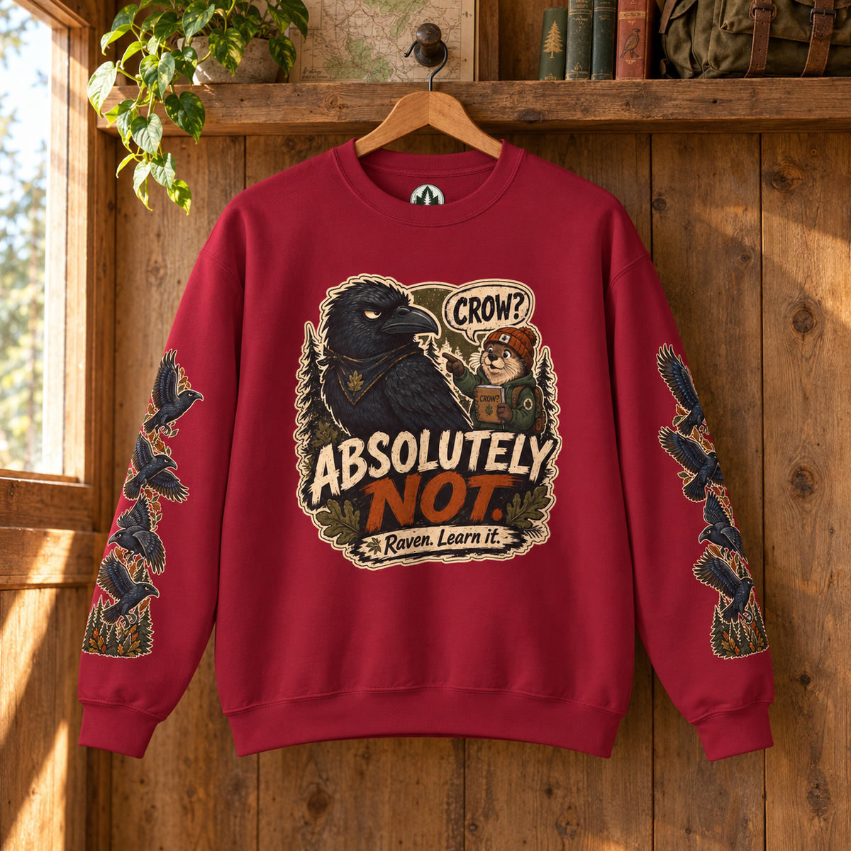 Crow? Absolutely Not Version 3 Sweatshirt