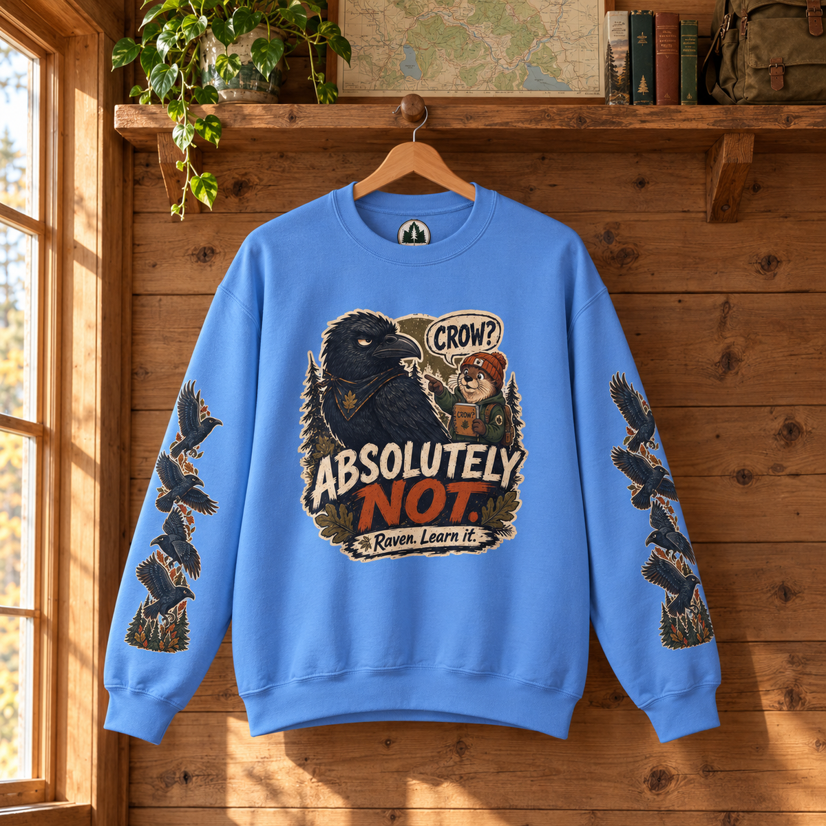 Crow? Absolutely Not Version 3 Sweatshirt