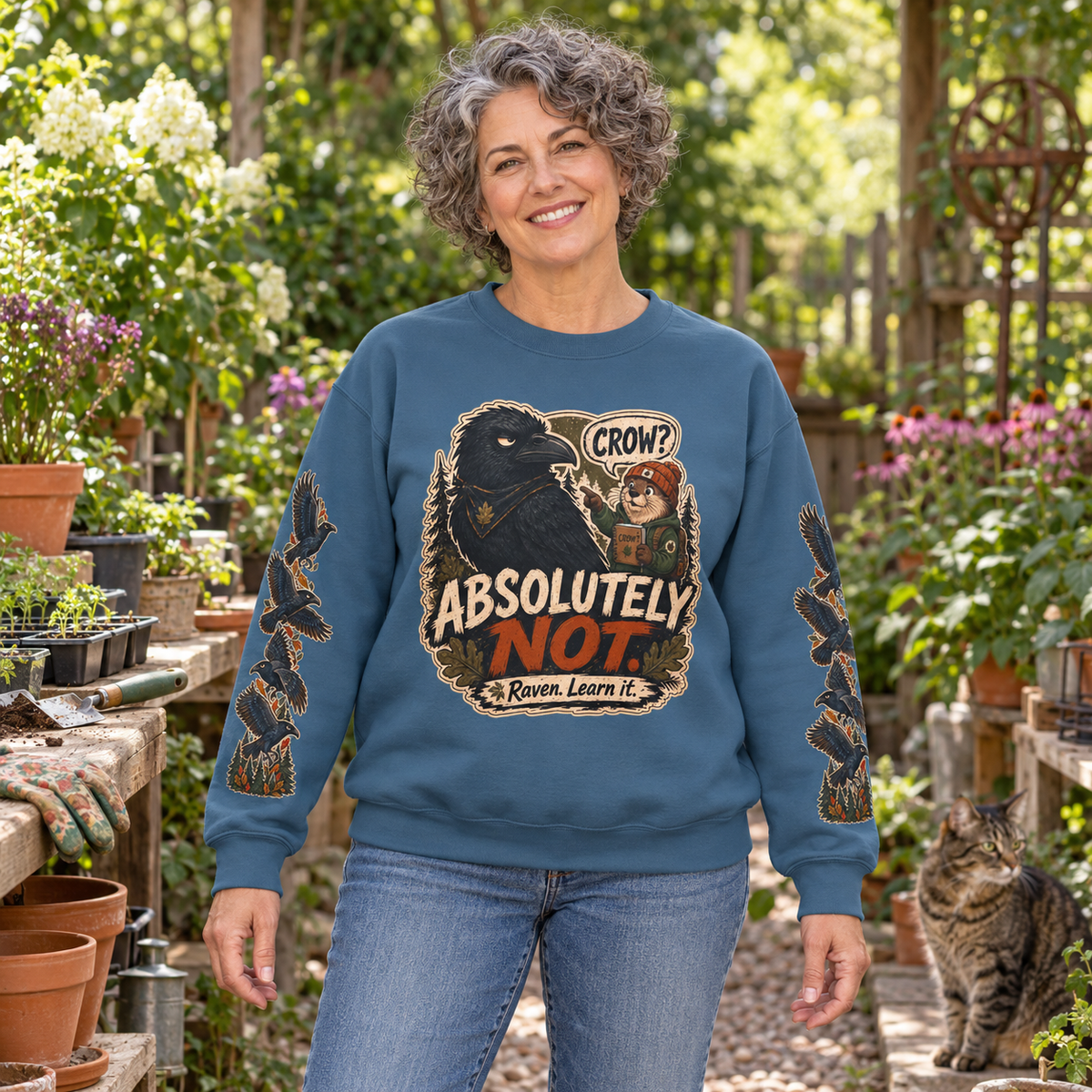 Crow? Absolutely Not Version 3 Sweatshirt