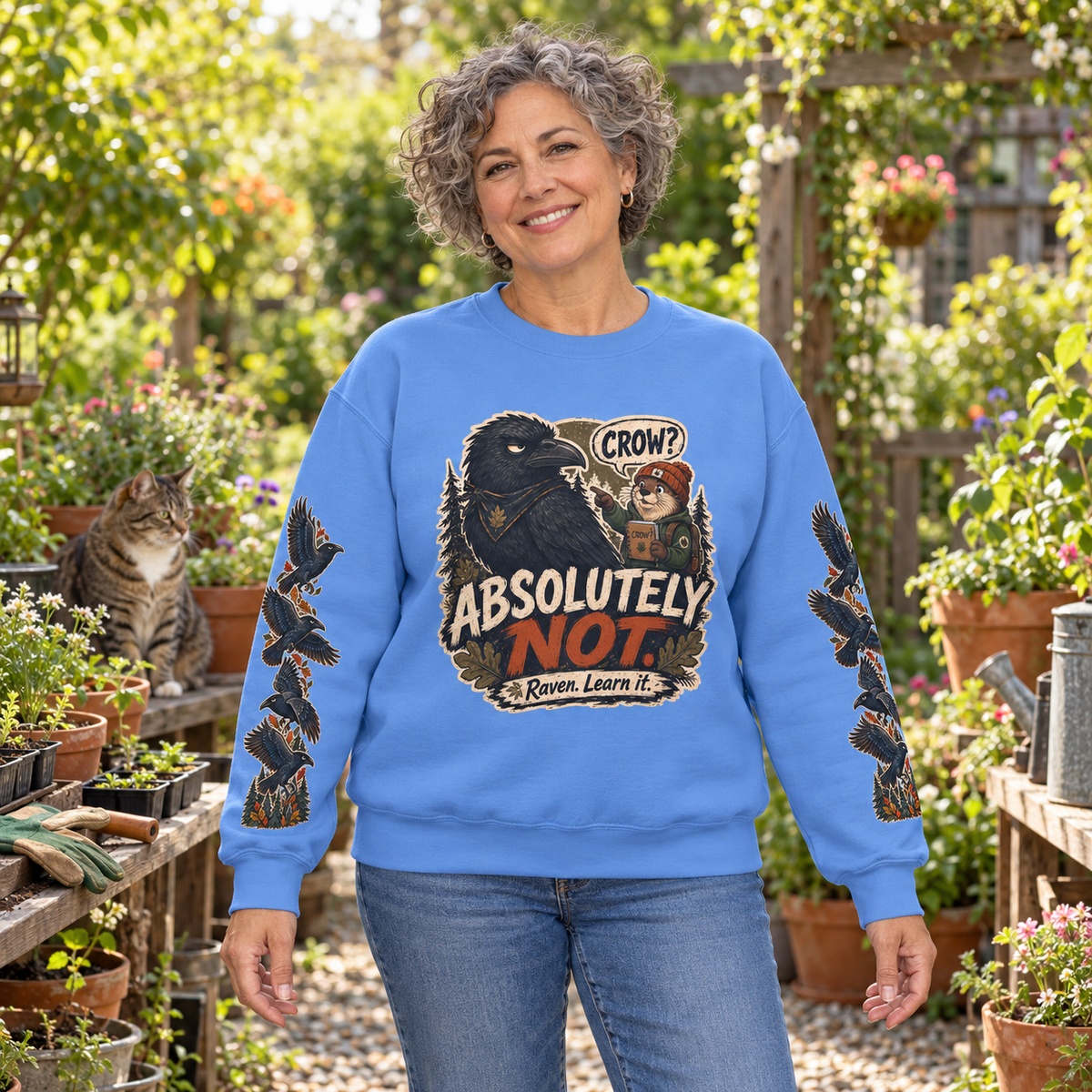 Crow? Absolutely Not Version 3 Sweatshirt