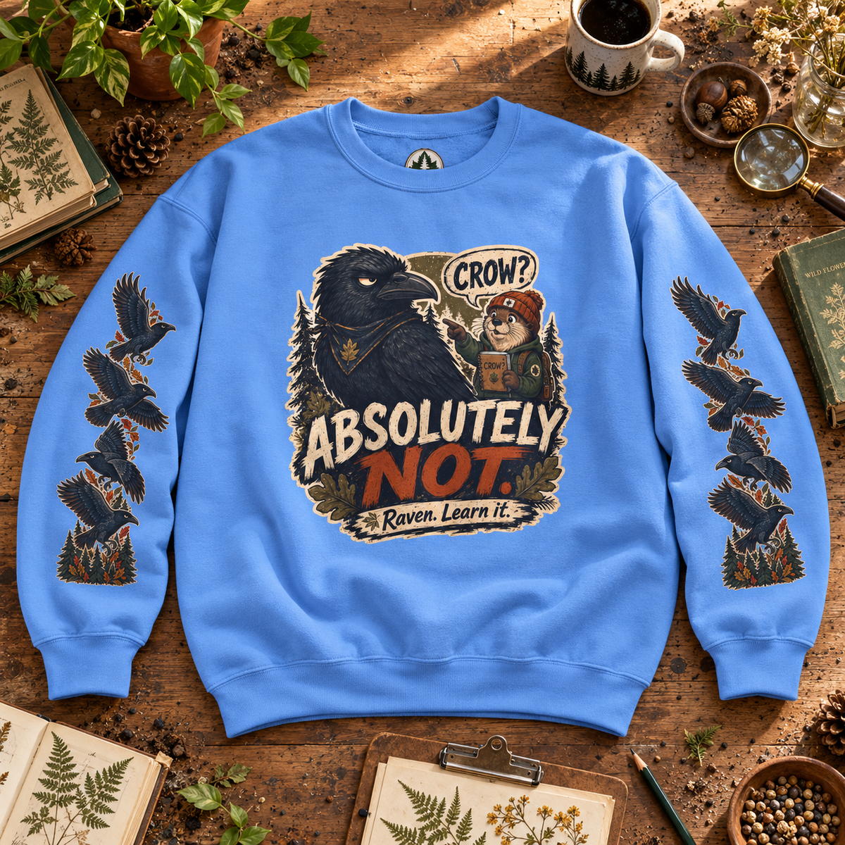 Crow? Absolutely Not Version 3 Sweatshirt