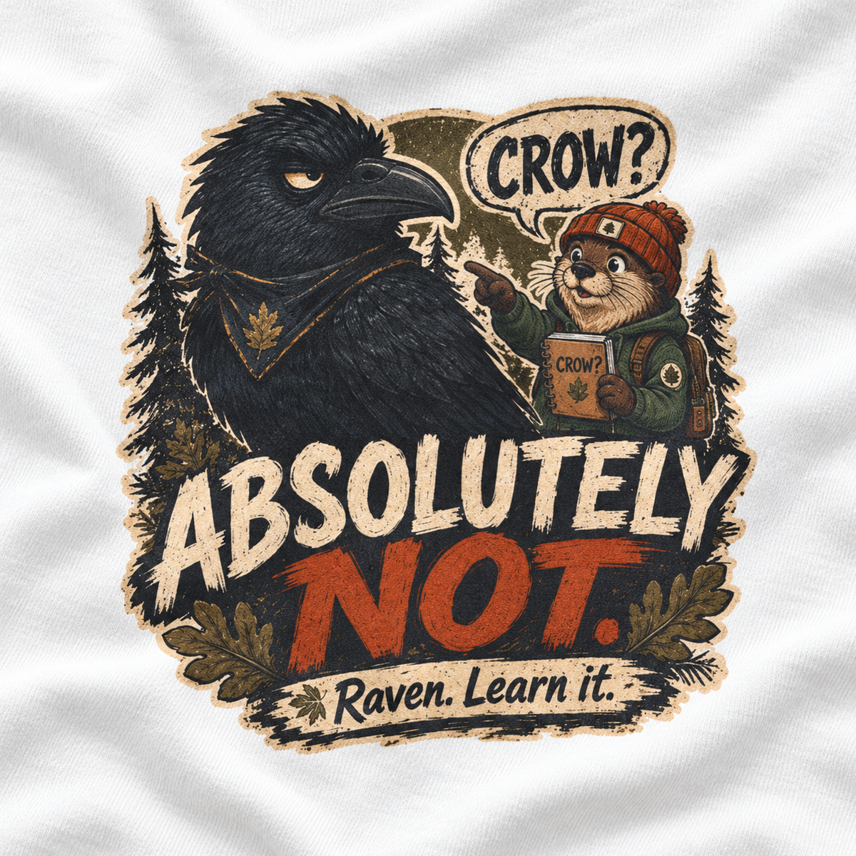 Crow? Absolutely Not Version 3 Sweatshirt