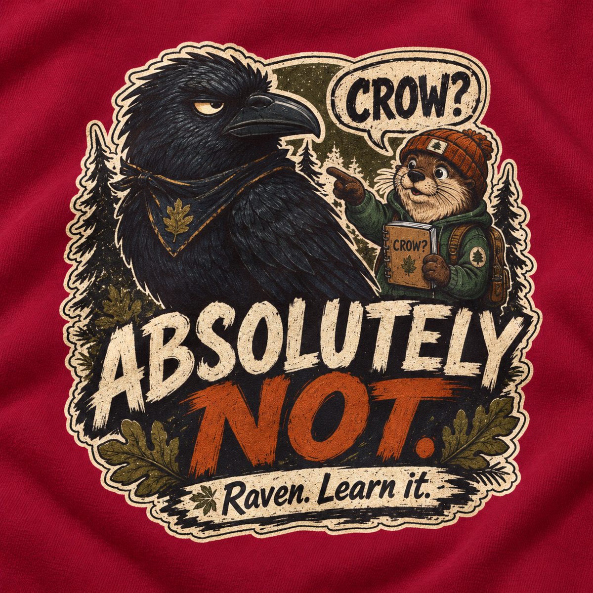 Crow? Absolutely Not Version 3 Sweatshirt