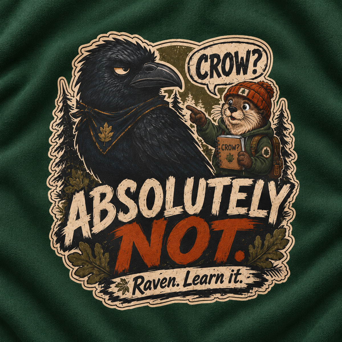 Crow? Absolutely Not Version 3 Sweatshirt