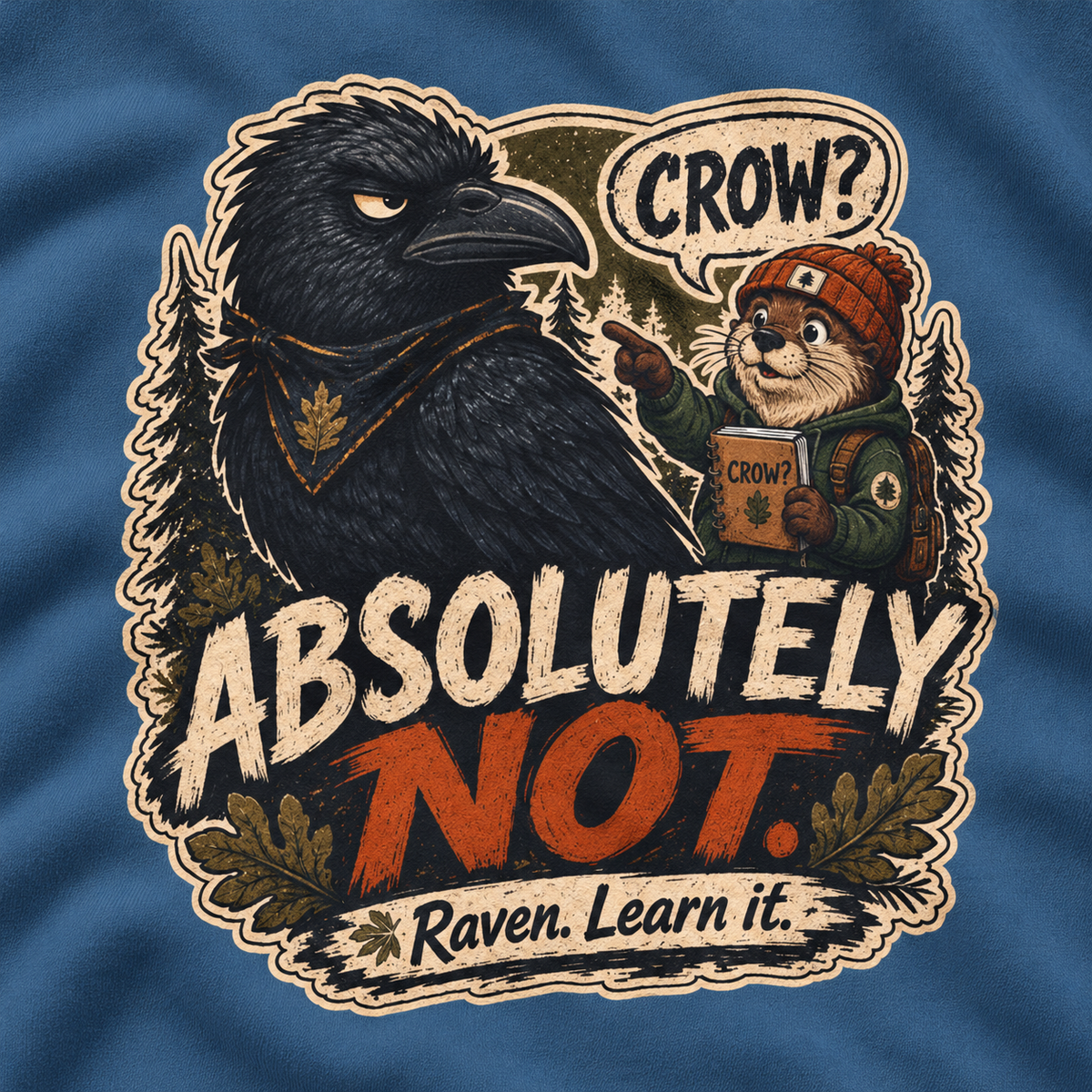 Crow? Absolutely Not Version 3 Sweatshirt