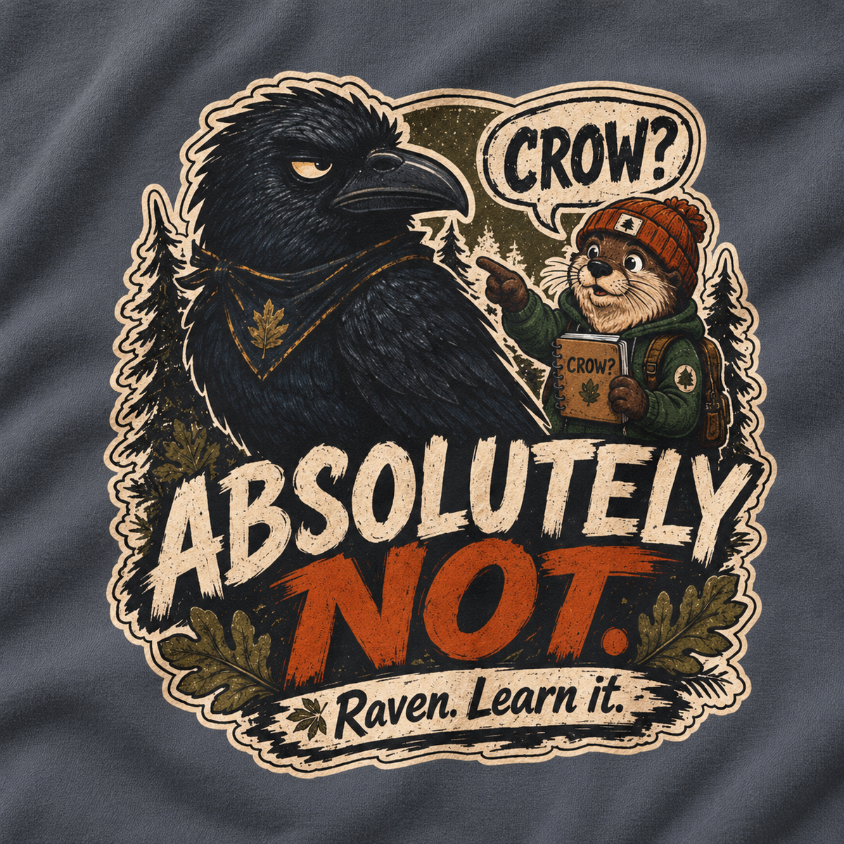 Crow? Absolutely Not Version 3 Sweatshirt