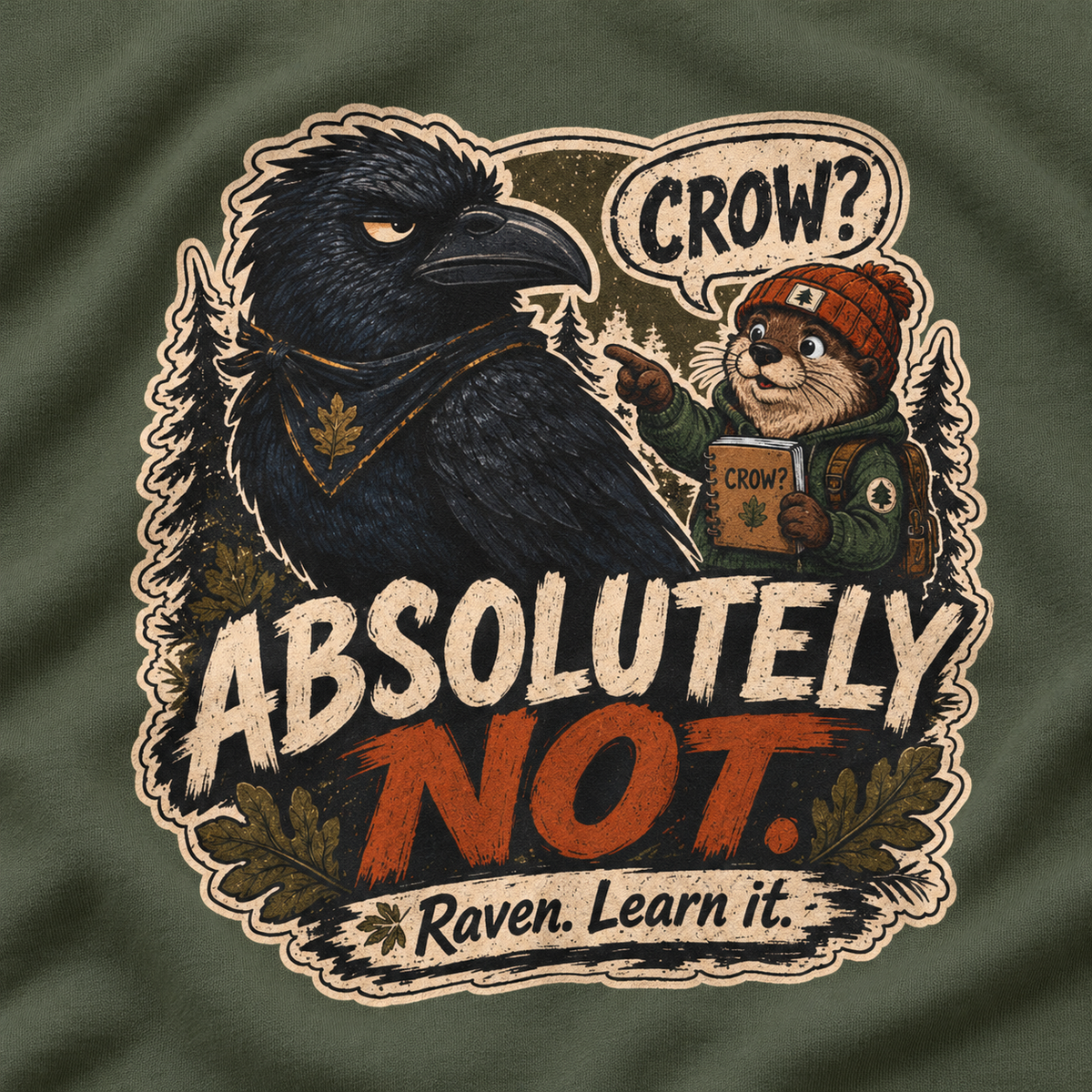 Crow? Absolutely Not Version 3 Sweatshirt