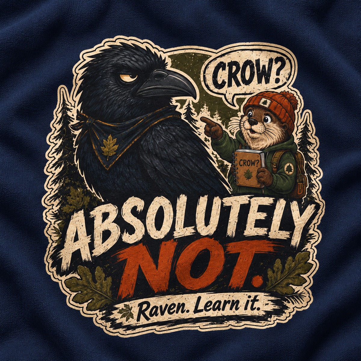 Crow? Absolutely Not Version 3 Sweatshirt